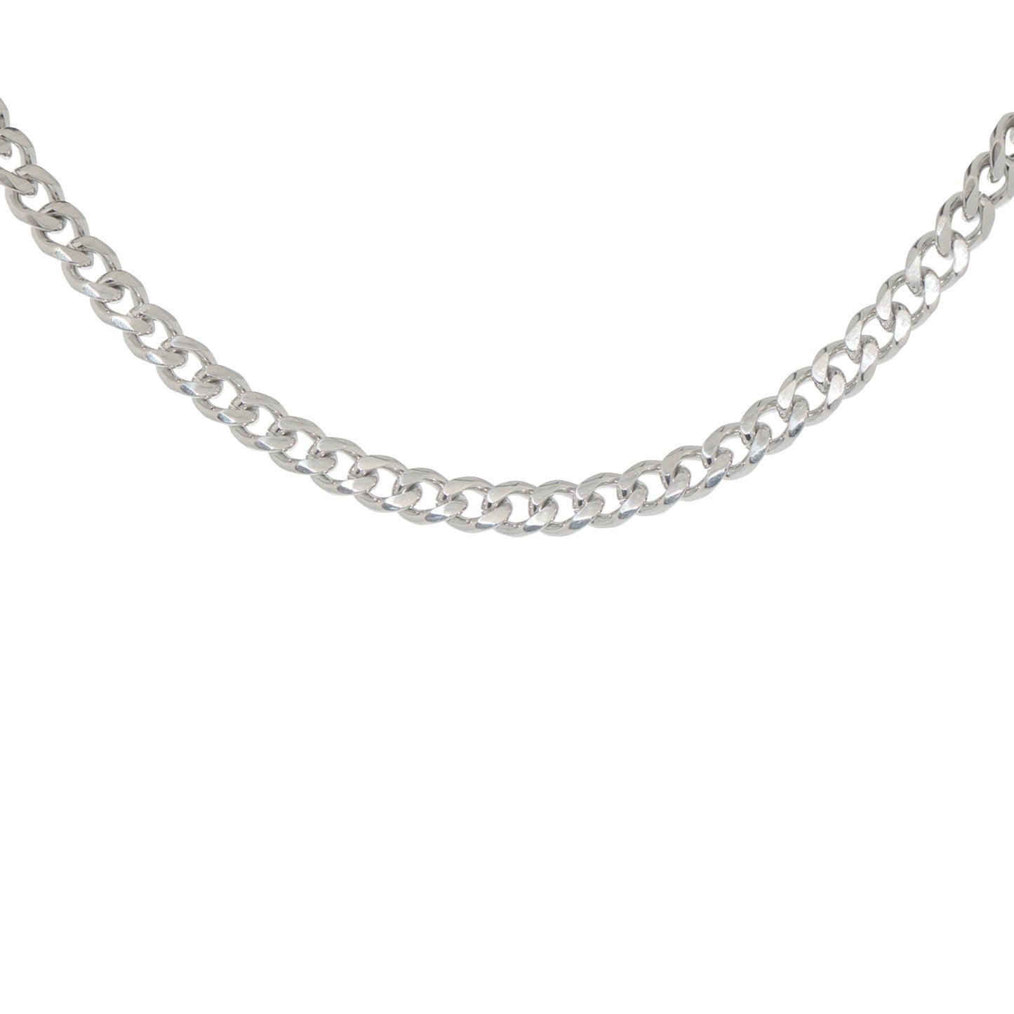 Hochwertige Edelstahlkette 6 mm in Silberfarbe. Zeitlose Panzerkette für Damen & Herren. Modernes Design für Alltag und besondere Anlässe.