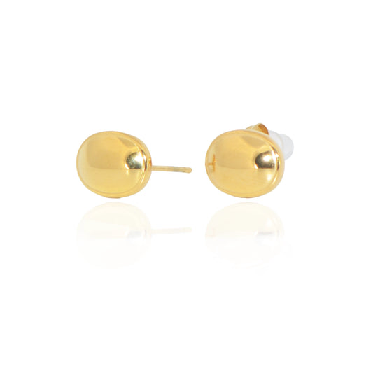 Entdecken Sie die wasserfesten Edelstahl Ohrstecker Oval Goldfarben 10 mm von EverydaySchmuck. Zeitloses und elegantes Design für jeden Tag. Jetzt online in der Schweiz bestellen.