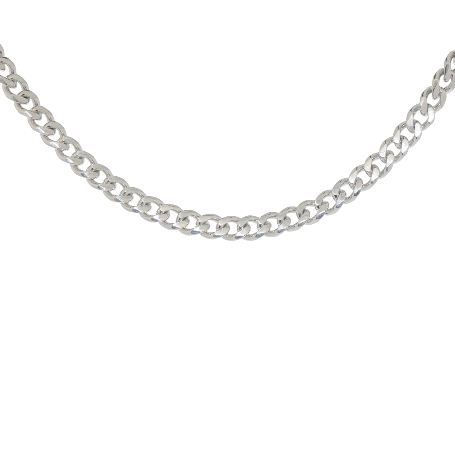 Hochwertige Edelstahlkette 6 mm in Silberfarbe. Zeitlose Panzerkette für Damen & Herren. Modernes Design für Alltag und besondere Anlässe.