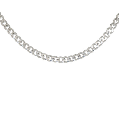 Hochwertige Edelstahlkette 6 mm in Silberfarbe. Zeitlose Panzerkette für Damen & Herren. Modernes Design für Alltag und besondere Anlässe.