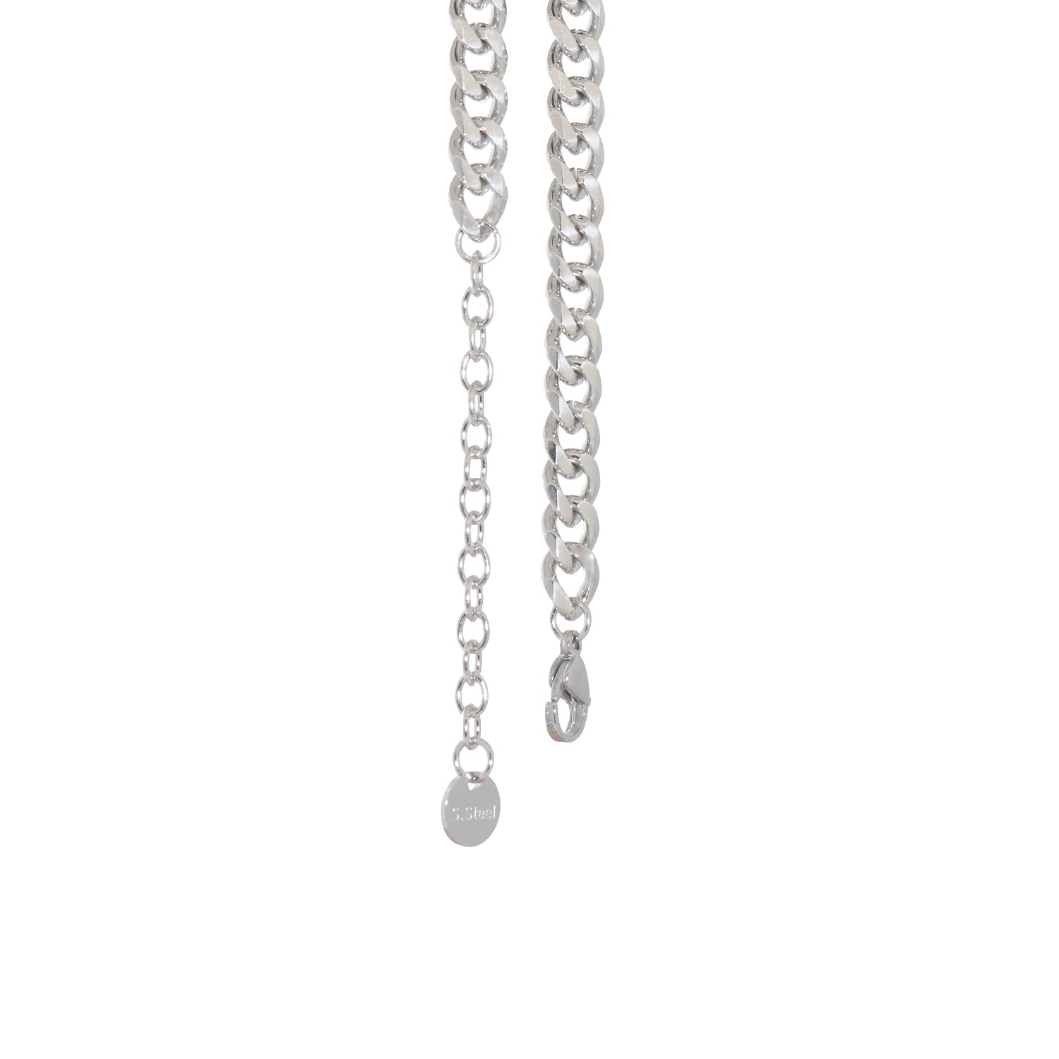 Hochwertige Edelstahlkette 6 mm in Silberfarbe. Zeitlose Panzerkette für Damen & Herren. Modernes Design für Alltag und besondere Anlässe.