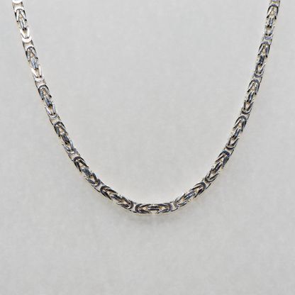 Klassische Damen & Herren Königskette aus echtem 925 Silber 2.7 mm 54.5 cm CH