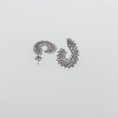 Luxuriöse Ohrstecker aus echtem Silber 925 mit funkelnden Zirkonia für elegante Abendlooks und besondere Momente | Everyday Schmuck
