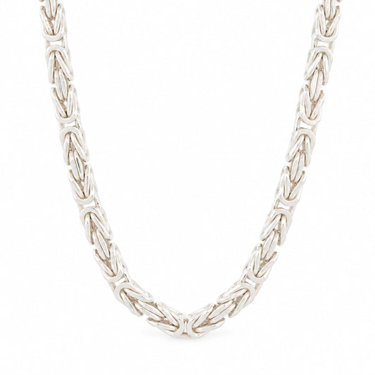 925 Silber  Damen & Herren Königskette aus 3.3 mm 60 cm