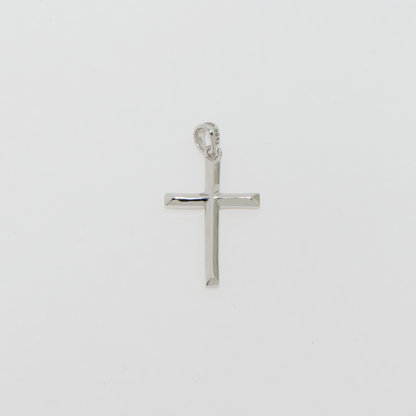 Mittlerer Kreuz Anhänger aus Silber 925 für Damen und Herren im minimalistischen und modernen Design.