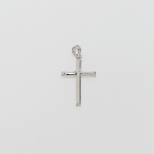 Mittlerer Kreuz Anhänger aus Silber 925 für Damen und Herren im minimalistischen und modernen Design.